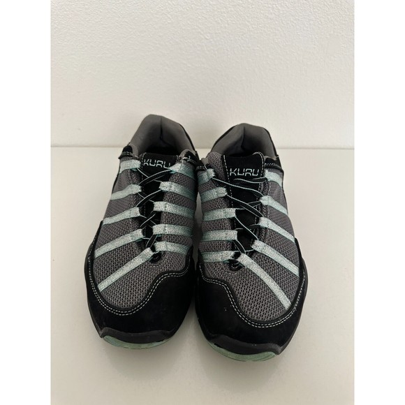 KURU Chicane Shoes Black Delirium Low Top Walking Shoes Sz 10 Leather Orthopedic - Picture 4 of 9